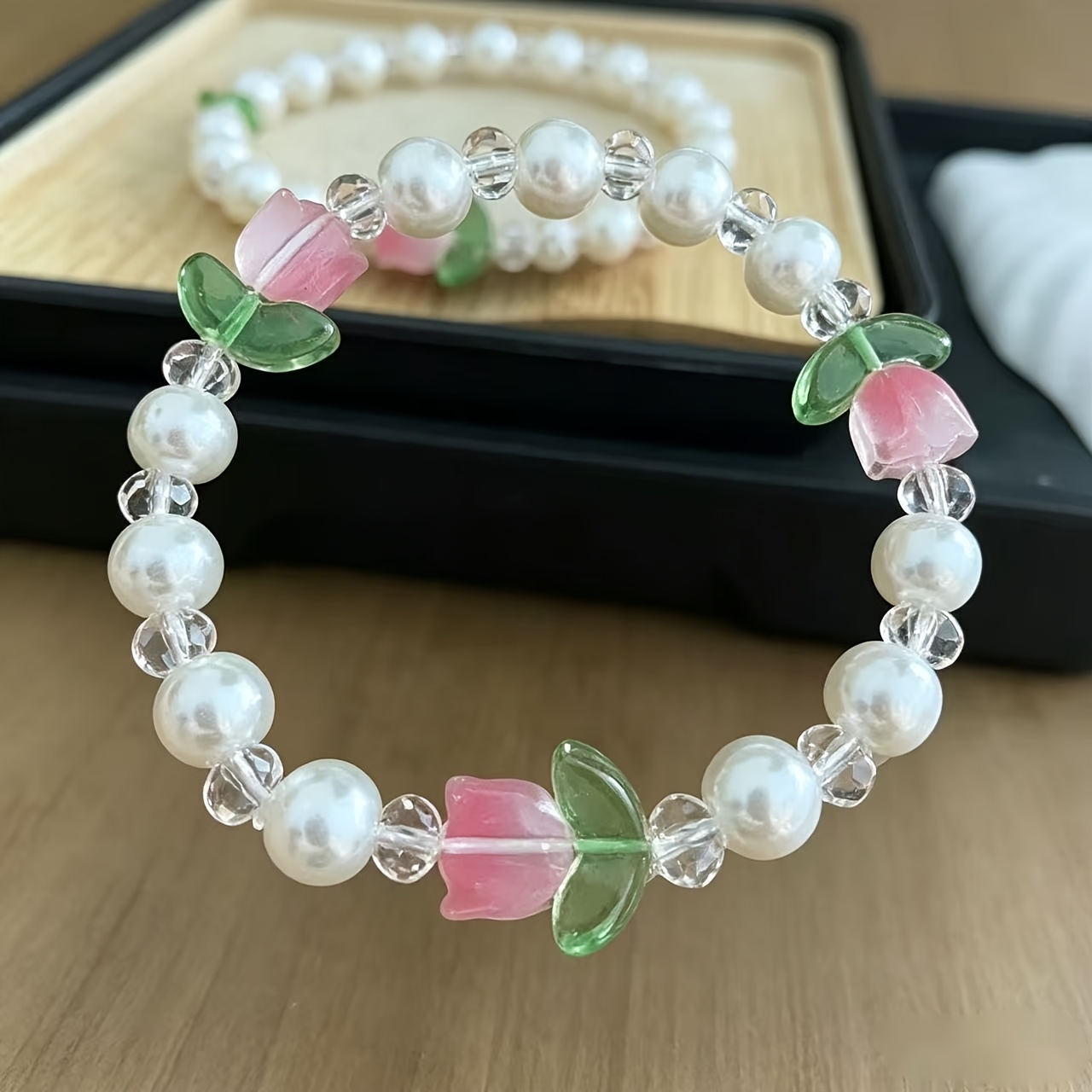 Vacation Style Tulip Bracelet, Gift for Office Women