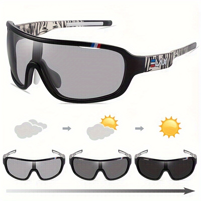 1pc Men's Sunglasses Polarized Glasses Outdoor Sports Glasses For Cycling