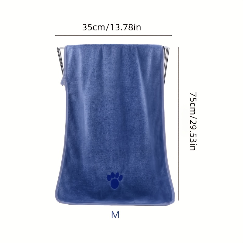 High-Density Fiber Towel for Pets, Quick Absorbent