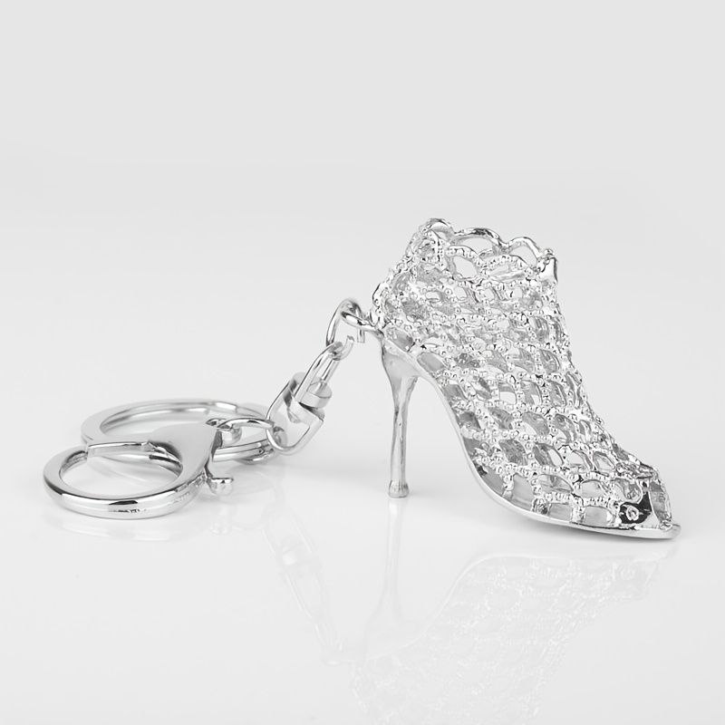 Stylish High Heel Shoe Keychain Accessory For Women, Car Key Pendant Decoration