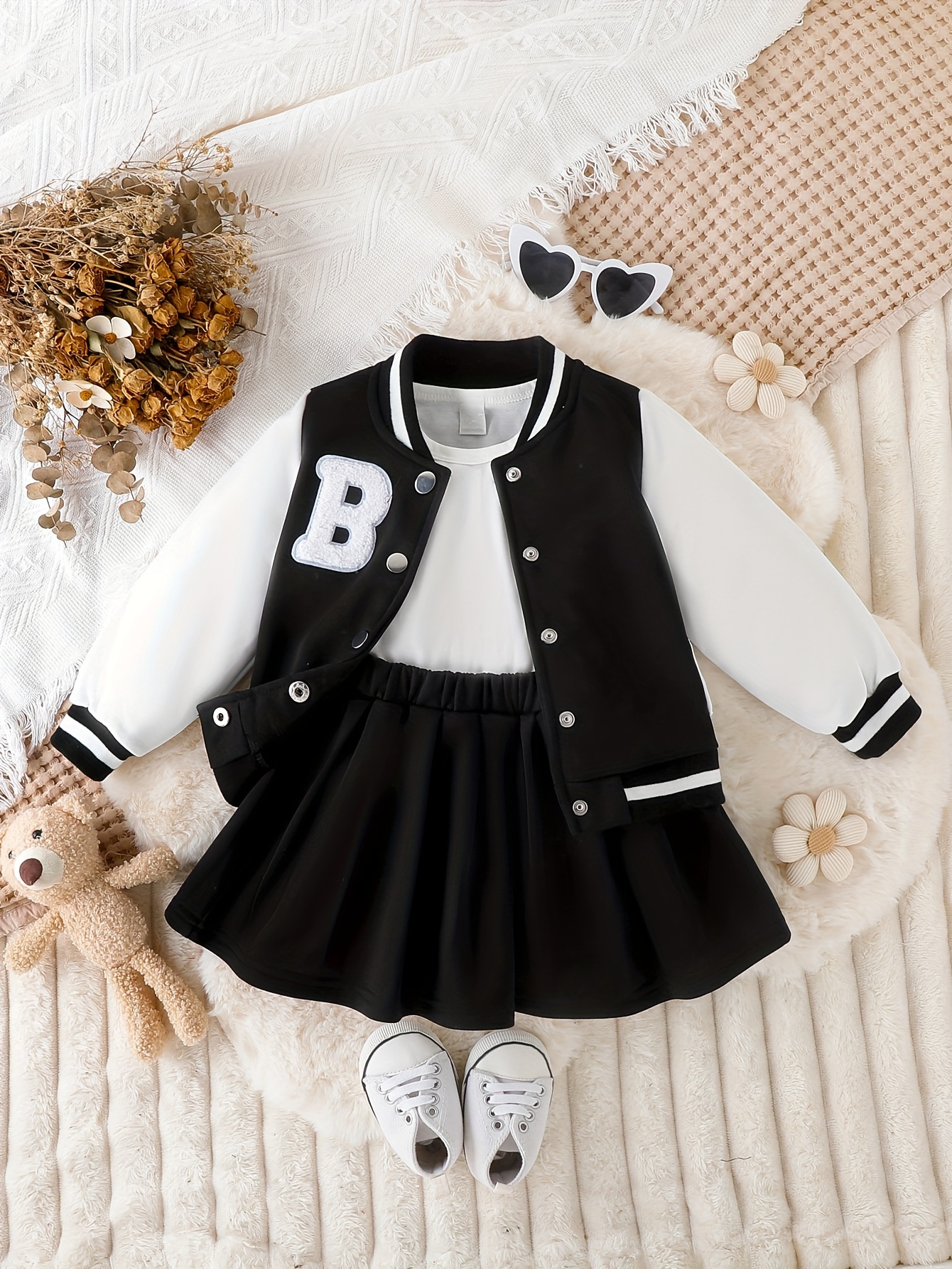 Baby Girl Black Skirt Temu United States