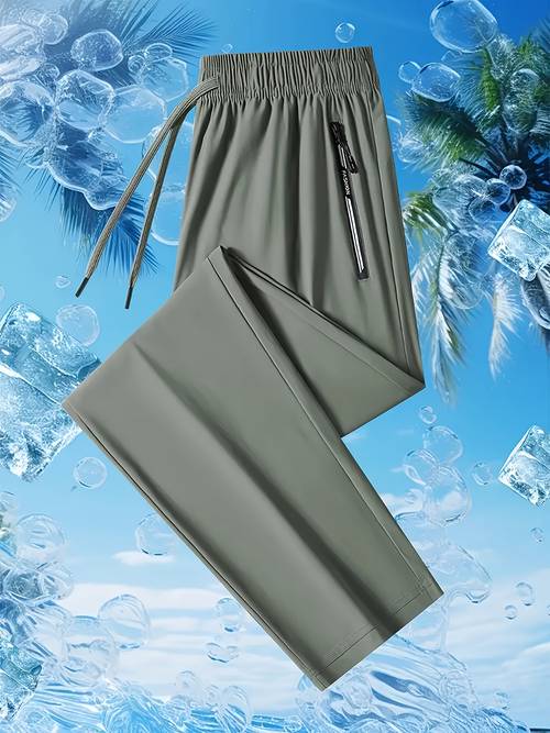 three pairs of mens sport pants can moisture and sweat keeping you dry and breathable with zipper details are thin and quick drying outdoor pants which are outdoor sports and