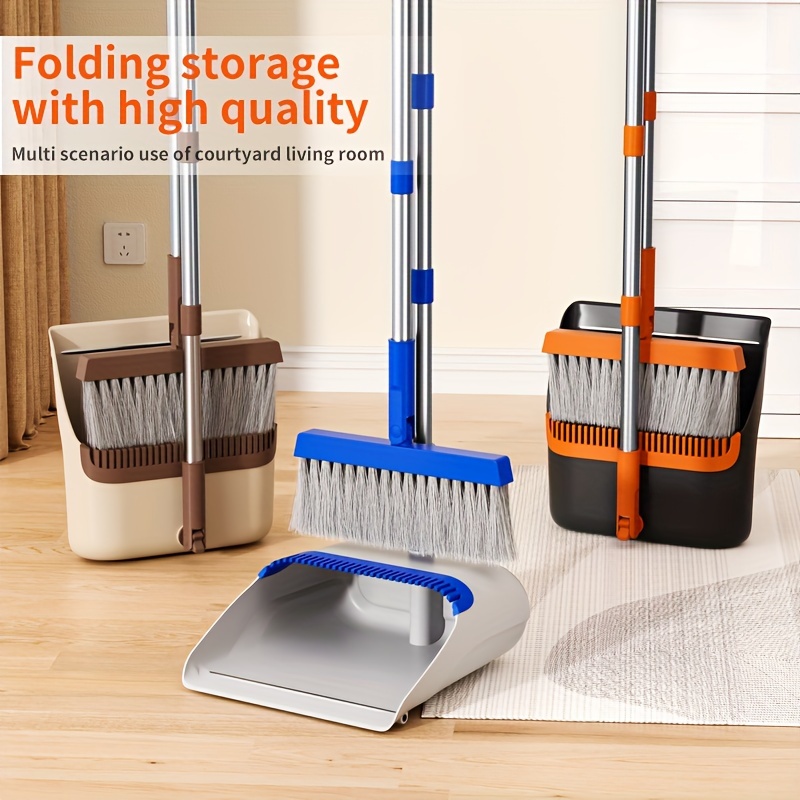 

The Broom And Dustpan Set Includes A Broom And Dustpan. The Broom Are And , Which Can Effectively Sweep Away Dust, Hair, And Other . The Dustbin Is Wide And Deep, To Garbage