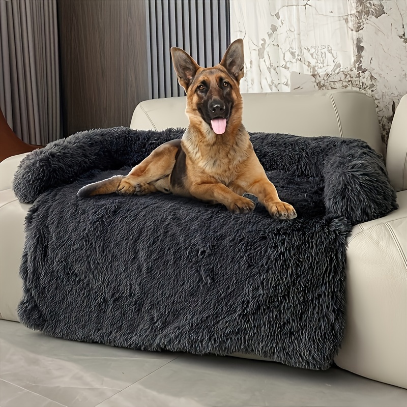 

Luxurious Plush Dog Bed - Soft, Pet Nest & Sofa Protector With Non-slip Bottom And Washable Cover For Small To Large Dogs, Znlyrion