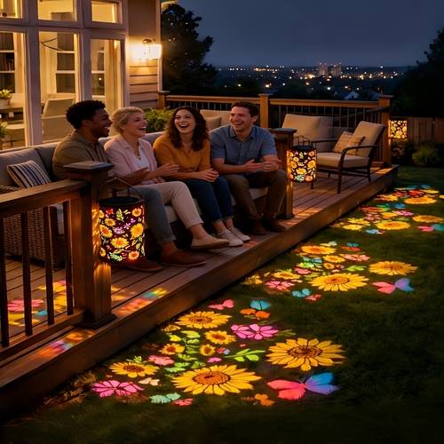 item picture led colorful sunflower solar metal pendant light suitable for outdoor courtyard lawn porch decoration gardening decor ideal gift for women mom and grandma