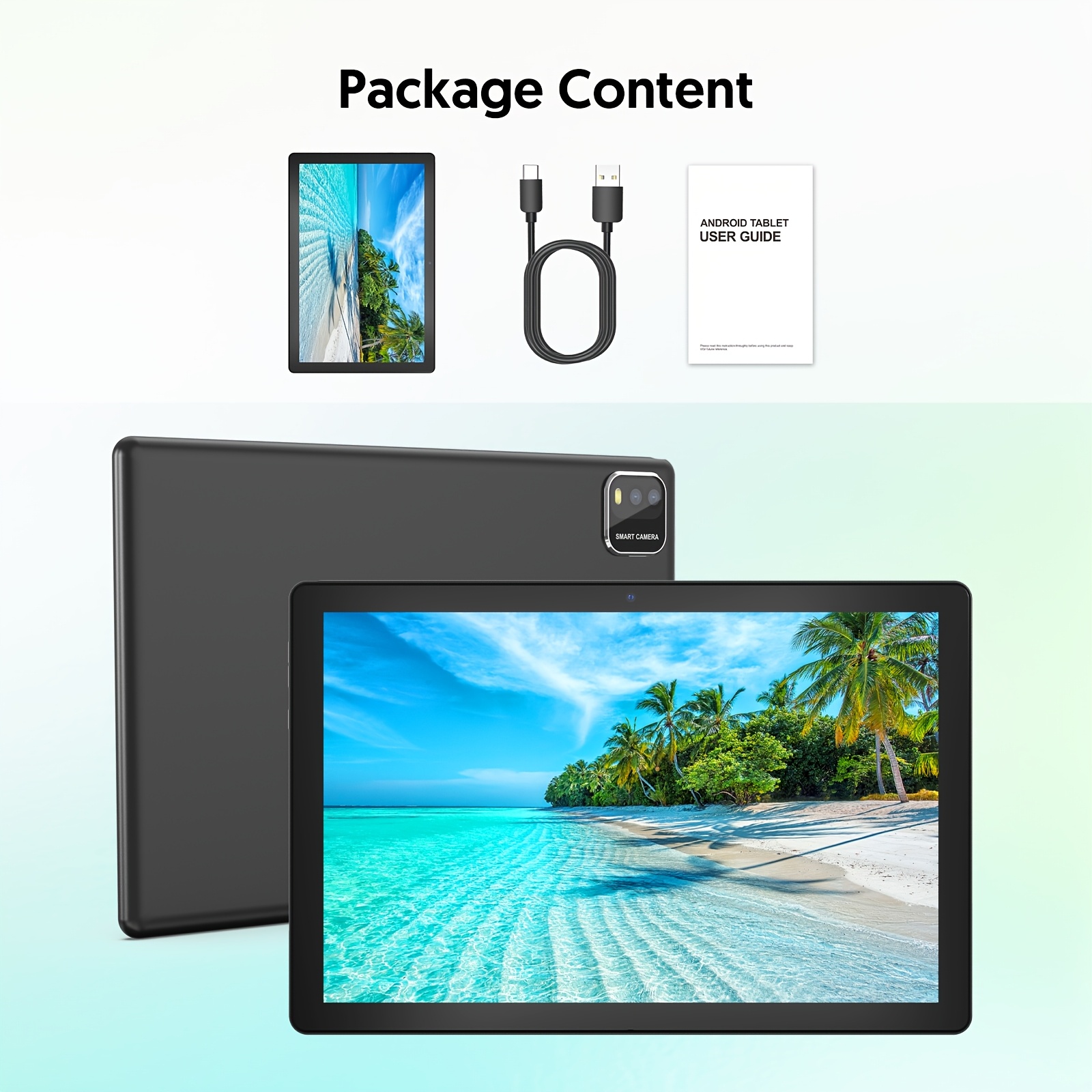 Brand New 15 System, 10.1-inch Tablet, 12 (3+9) Gb , 64gb Rom+1tb Expandable Memory, 2.0+8.0mp, Wifi, 6000mah Battery, Essential For Working From Home! (tablet+ Case/tablet+keyboard Set)