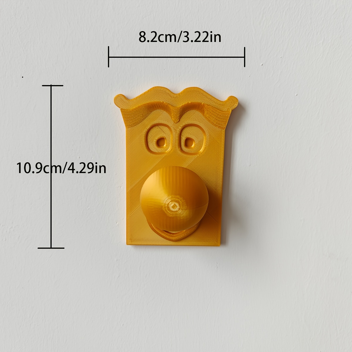 TEMU 3Dプリントキャラクタードアノブフック - 簡単取り付け、壁掛けプラスチックハンガー、バッグ・傘など用 - レーション＆パーティーのお土産に最適