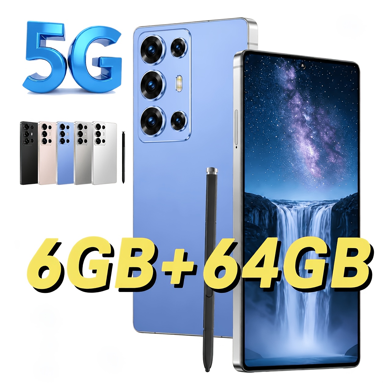 2026 Global Unlock 6.8-Inch HD Large Screen 5G Smartphone