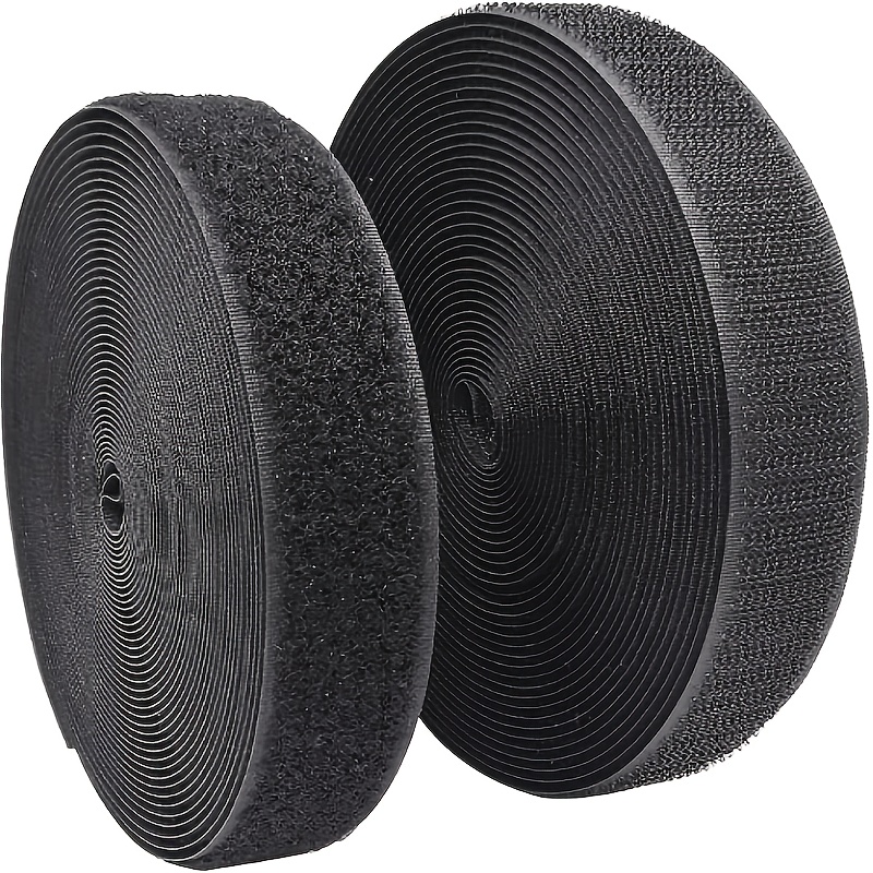 TEMU 50mm Sewn-type Hook And Loop, Nylon Strips Fabric Fastener, Non-adhesive Hook And Loop Fixing Heavy-duty Hook And Loop Tape, Suitable For
