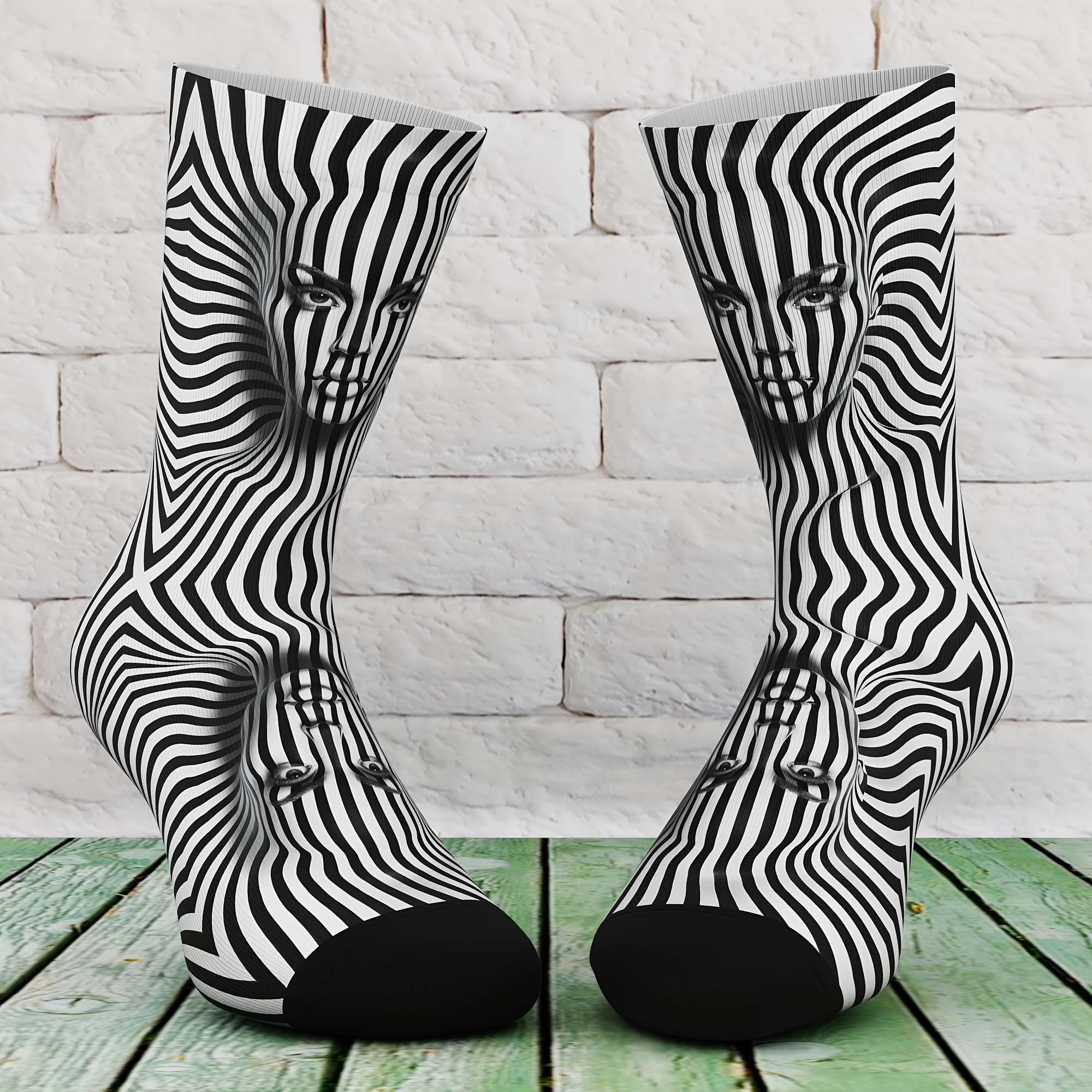 E-shop Ein Paar Unisex-Socken, kreative Muster, lustig und , geeignet für Outdoor-Sportarten, bequem und atmungsaktiv, passend für alle Jahreszeiten,