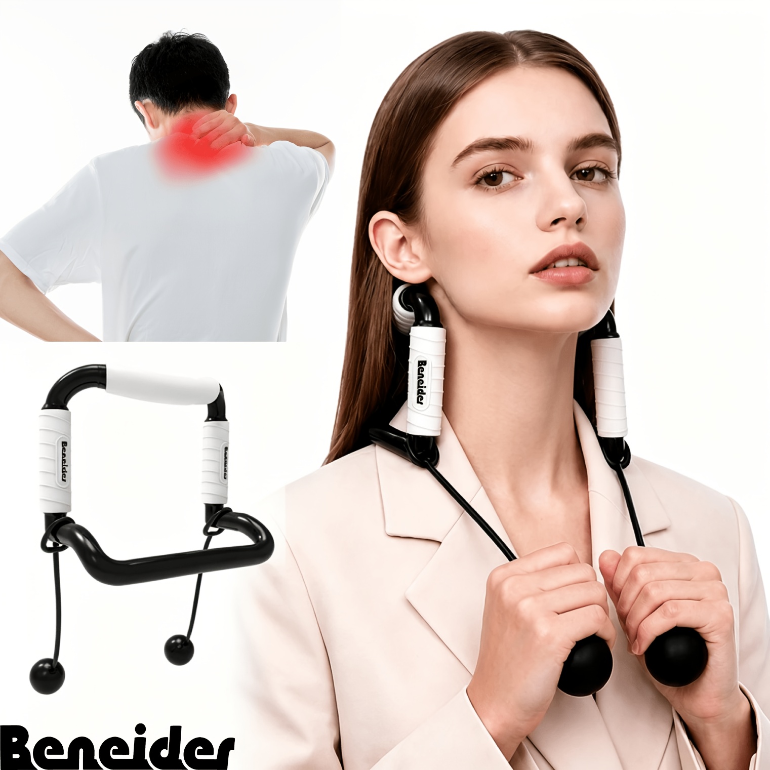 Neck Trainer for Women, Neck Resistance Exercise Equipment, Neck And Shoulder Relaxer, Used for Neck And Shoulder Relaxa