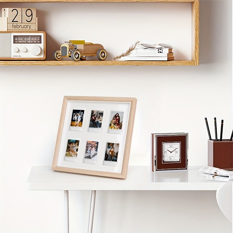 

Wooden Photo Frame - 3-inch Picture Display, Simple Wall Hanging Or Tabletop Display, Ideal For Home Decor With , Aesthetic Room Decor