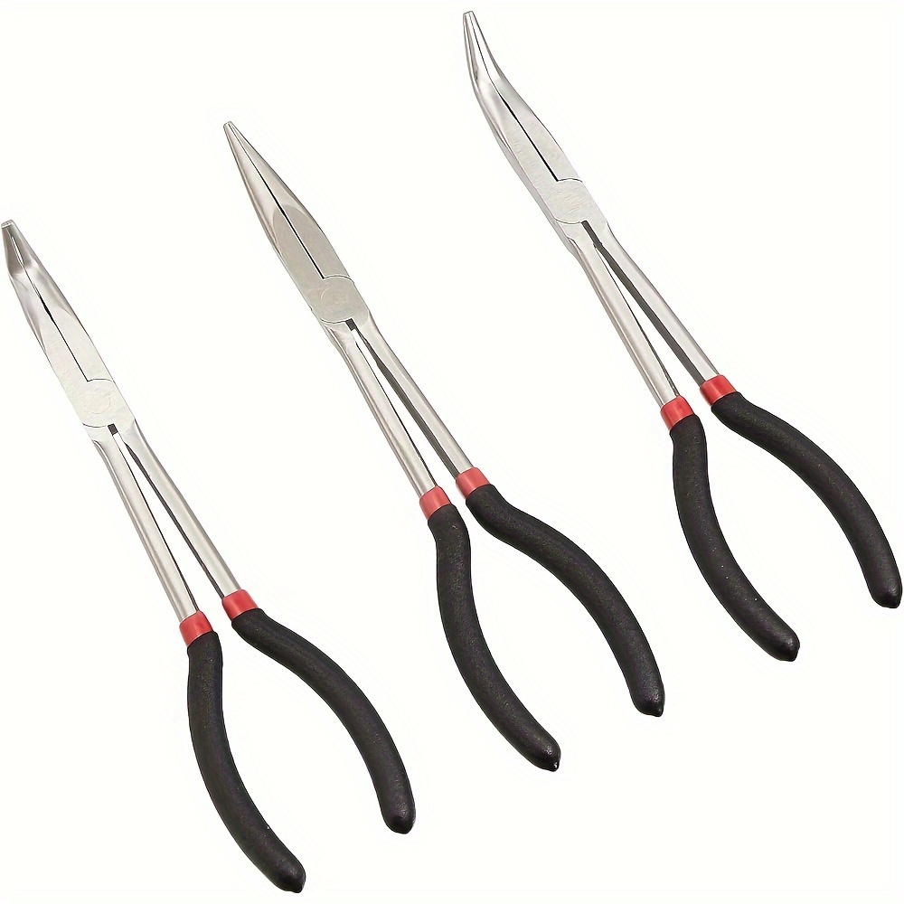 

Hotu 3pcs Long Set - 11" Steel, & - For Tight , Includes 45°/90°