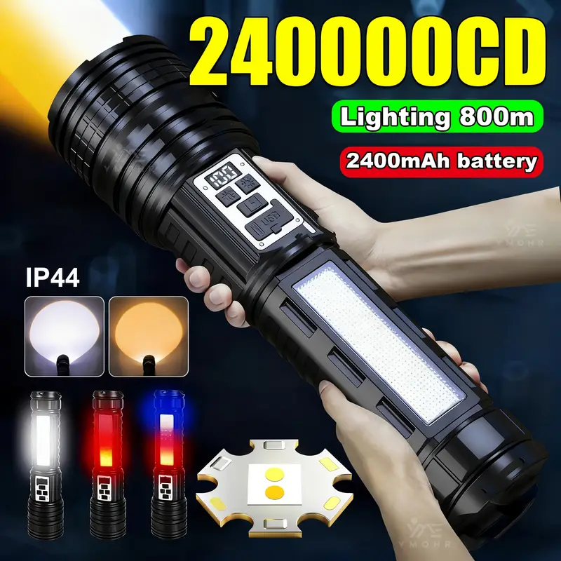 ride compact snowboard women's 2020 Flashlights LED High Lumens Rechargeable, 20000 LM Super Bright Flash Light Rechargeable 9.5M Lumens LED Flashlight