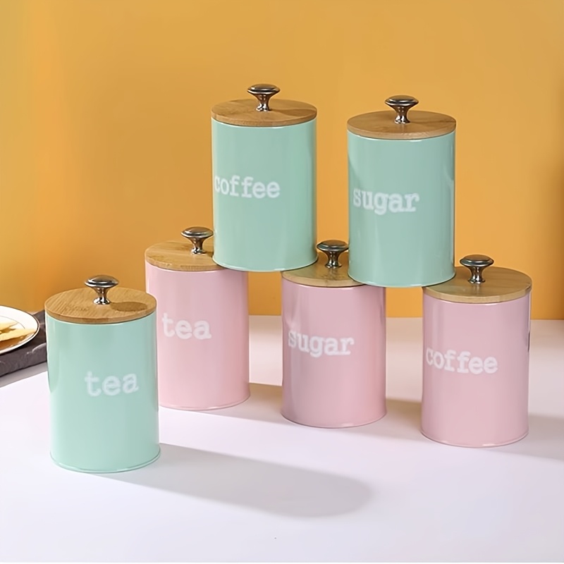 coffee sugar tea canister set Temu New Zealand