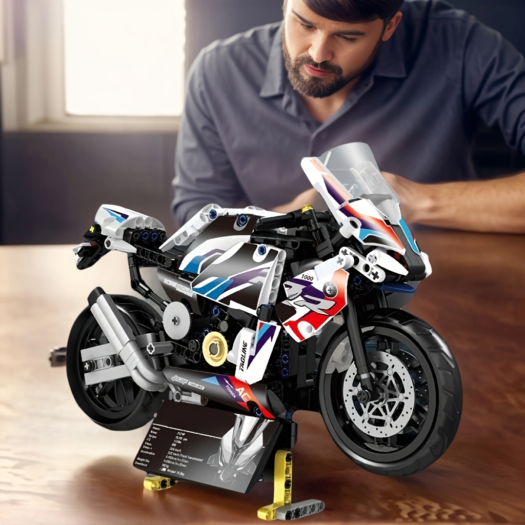 2026 New Toy Motorcycle Building Blocks Model