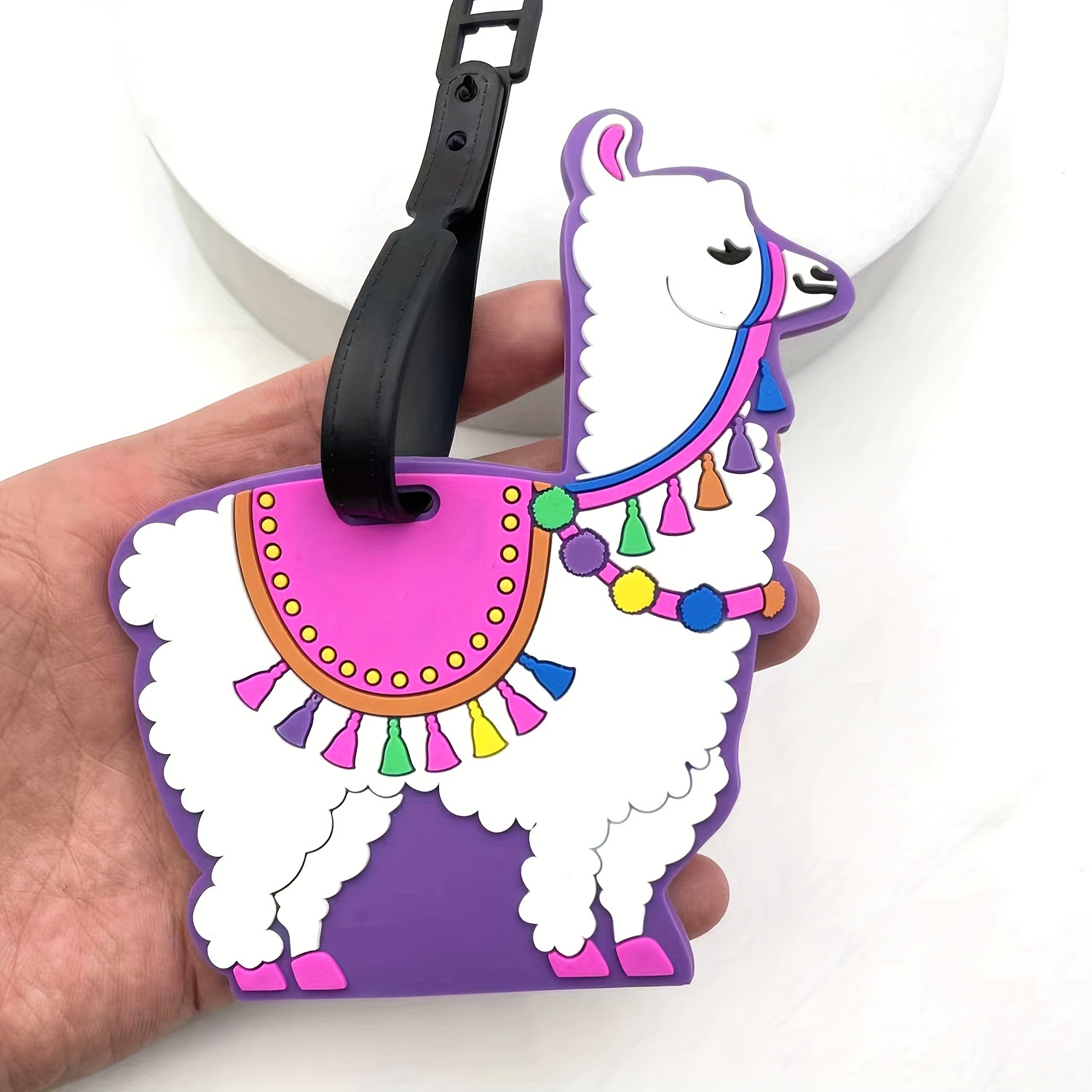 

Eid Al-adha Alpaca Design Luggage Tag, Identifier And Name Tag For Travel Suitcases And Bags