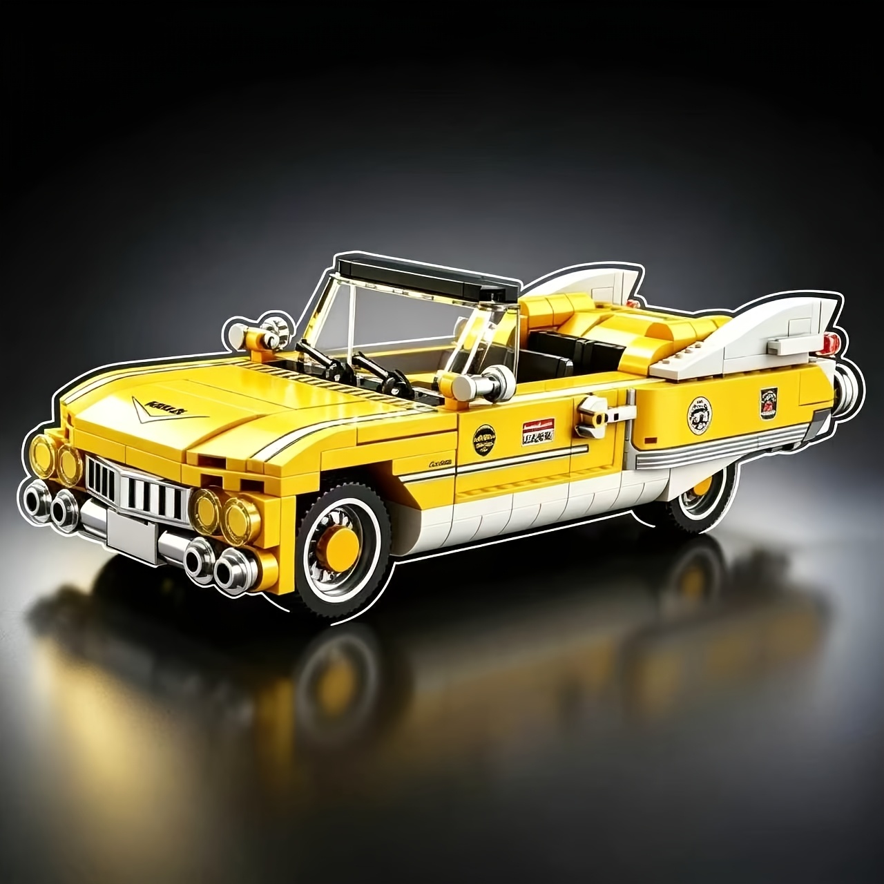 display stand with removable feature   car building block set collectible model toy ideal for car and enthusiasts home office desk decor