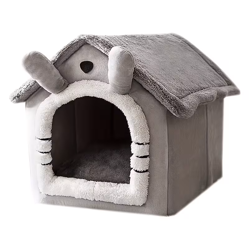 house for detachable washable winter bed soft polyester cat with Product details 6