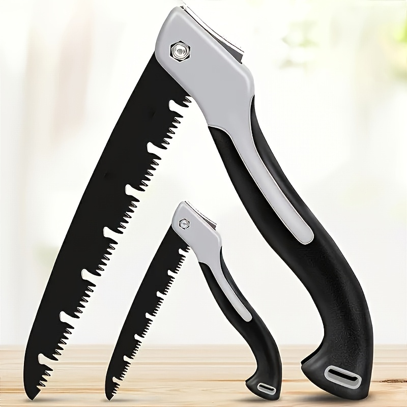 

Sk5 Steel Multifunctional Folding Saw With Ergonomic Handle And Safety Lock For Woodworking, Tree Pruning, And Diy Projects