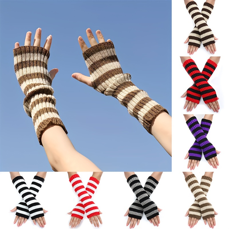 arm warmers knit sold on Temu United States