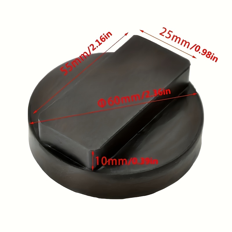 TEMU 1pc For Car Jack Support Pad Car Rubber Jack Pad Car Jack Adapter Frame Protector Car Repair Special Tools