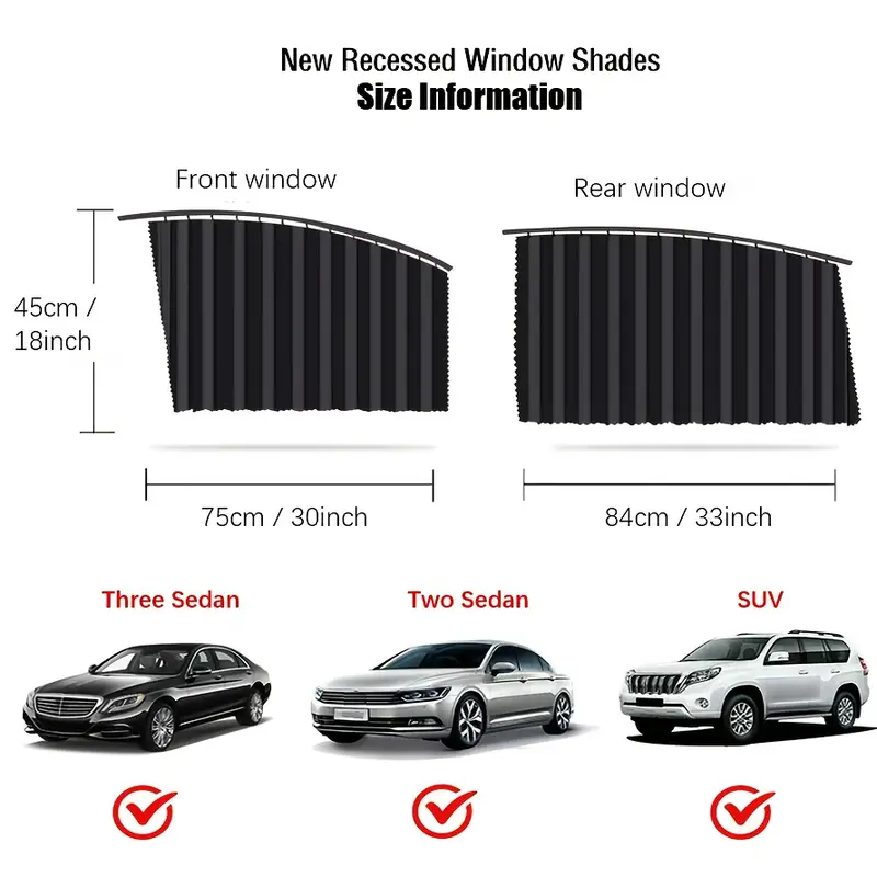 Sunshades For Cars - Premium Windshield UV Ray & Heat Block Sunshades For Cars - Premium Windshield UV Ray & Heat Block