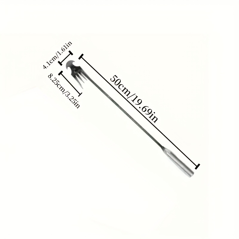 E-shop Doppelseitiger Unkrautrechen & Set für den Garten, rostfreies Metall-Werkzeug für die Rasenpflege - Unverzichtbar für den Haushalt: Sehr gut
