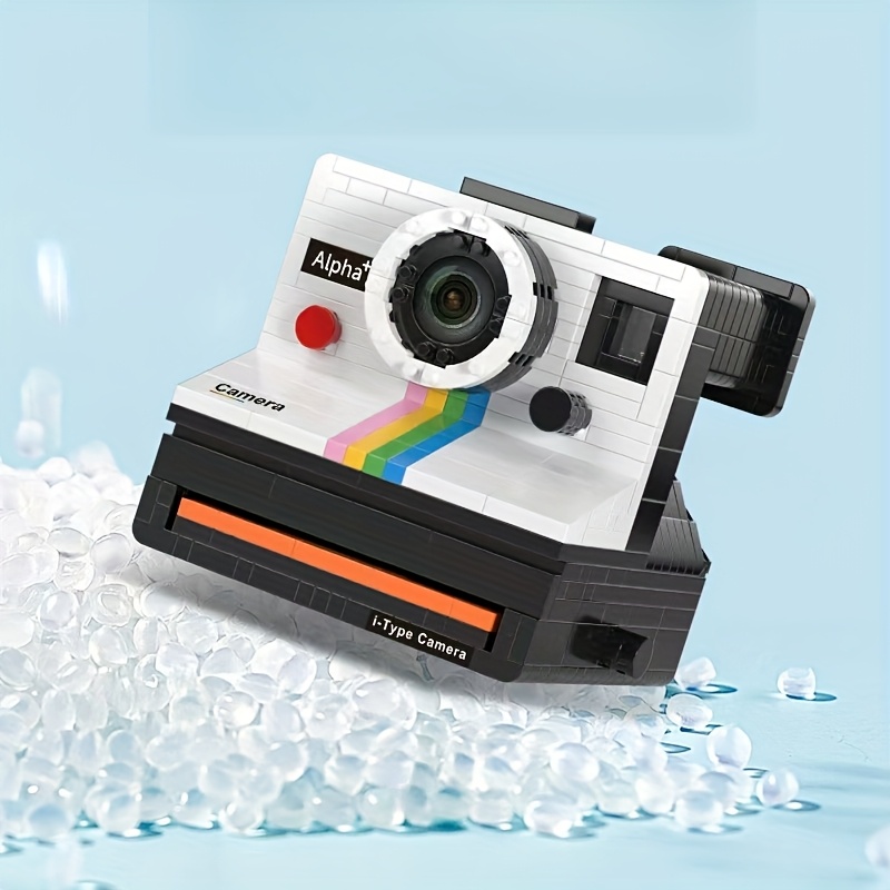 Microbead Camera Building Set - Retro Camera Shaped Toy
