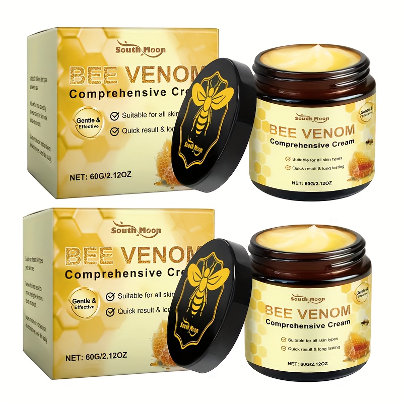 Bee Venom Moisturizers Contain Such As Glycerin, Bee Venom, And Vitamin E - The Neck, Are Smooth And Easily Absorbed, Provide Deep Moisture, Improve Skin