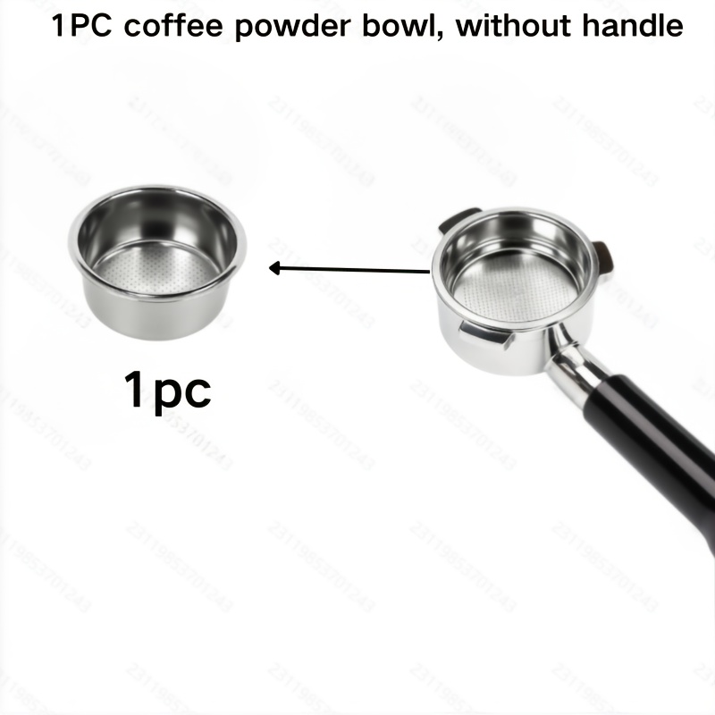 TEMU 1pc 51mm Filter Basket, Made Of 304 Stainless Steel Material, Available In Single/double Cup Options, Suitable For Semi-automatic Espresso