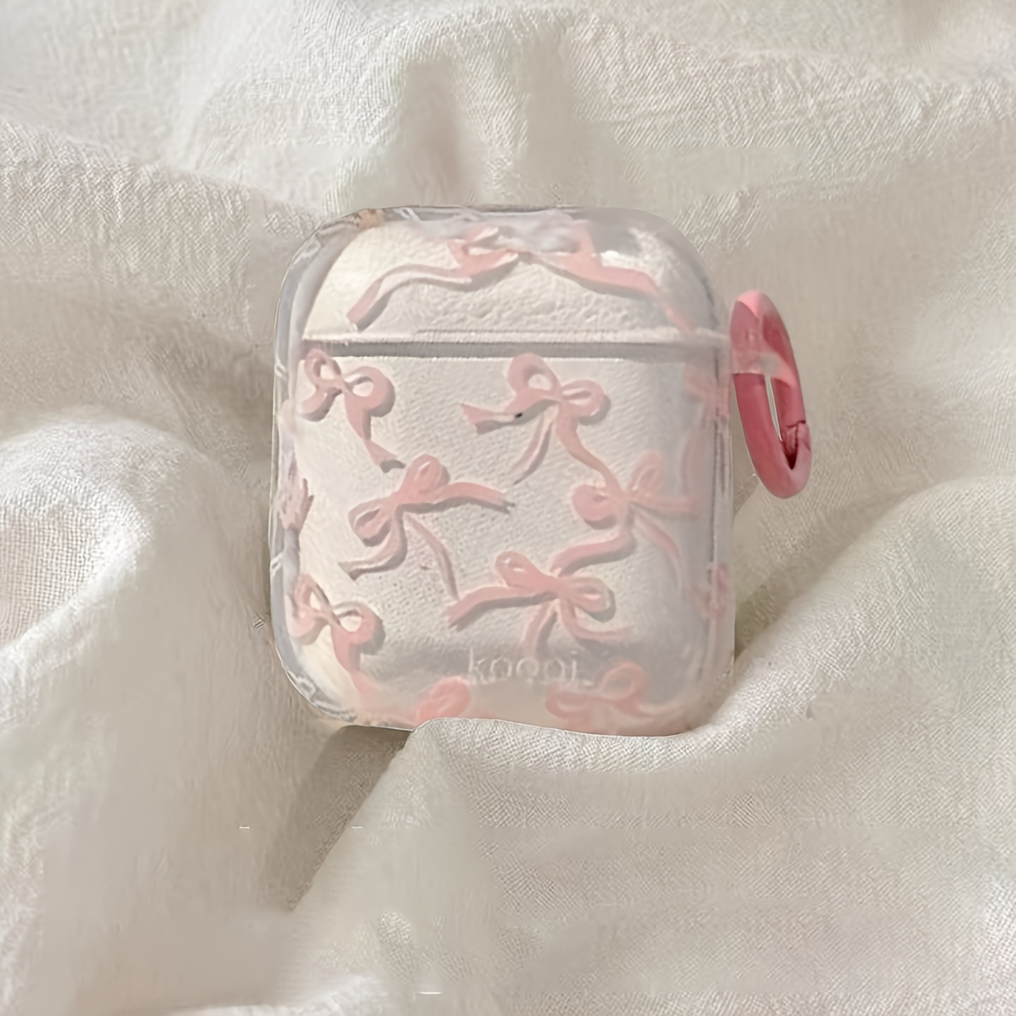 E-shop Ins Pink Schleife für AirPods 4 3 Kopfhörer Schutzhülle für 2 Pro 2. und 3. Generation Neues Trendiges Modell