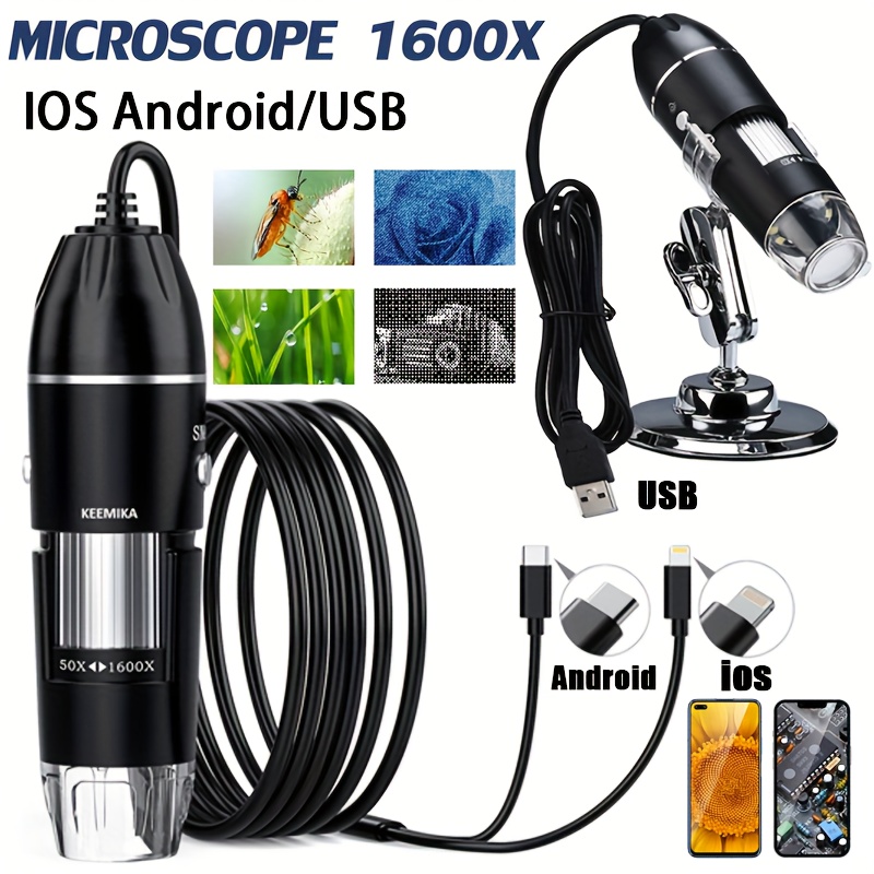 portable pocket microscope sold on Temu United States