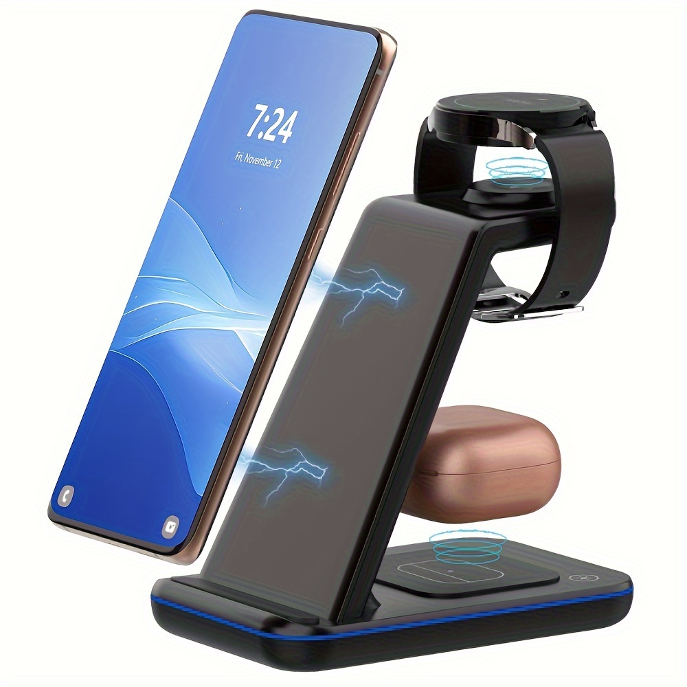 

Wireless Charger Wireless , 15w Charging Stand, S24/s23/s22/s21/s20/fold3/4/5/6//4/5/6, 7 /6 /5/4, For Buds 3