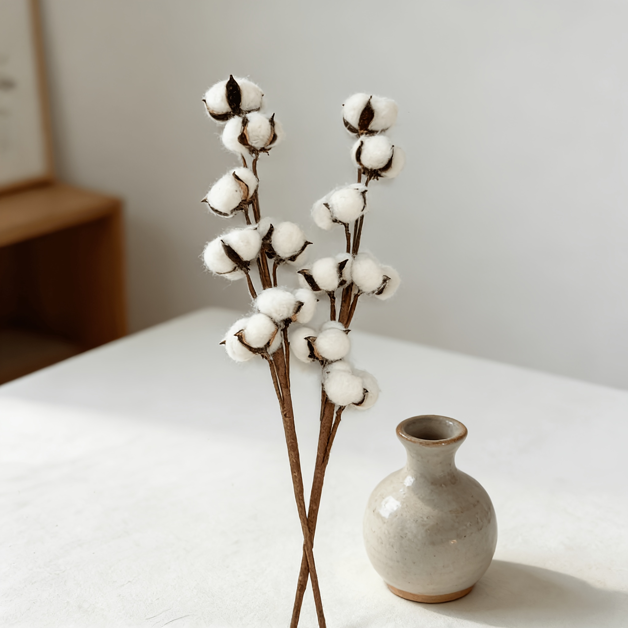 2pcs Artificial, Artificial Flower Bouquet, 7 Flowers, Home Vase Decoration Vintage Country Style Floral Arrangement