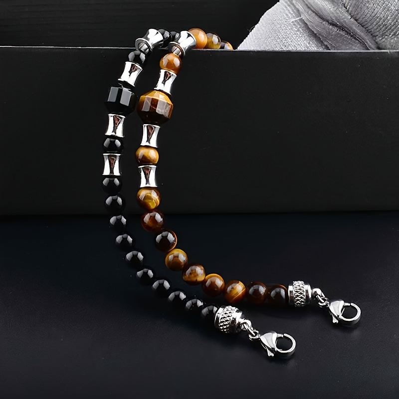 

Stylish Men' Steel 6mm Tiger Bracelet - & , Perfect Gift And , Multi-, Fashion,