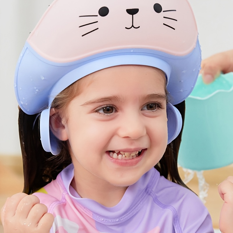 E-shop - Verstellbare Katzenbadehaube - Geeignet für Shampoo-Haube, Haarwaschhaube, Badehaube, Essentielles Badeset Geschenk für Katzen