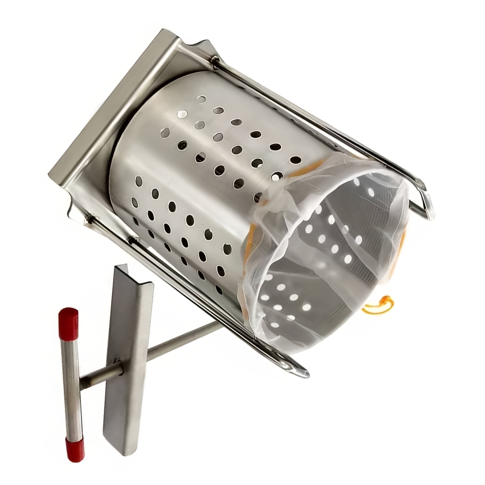 TEMU 3-in-1 Home Mini Wax Extractor Set Stainless Steel Wax Extractor Water Squeezer Multifunctional Colander Beekeeping Tool