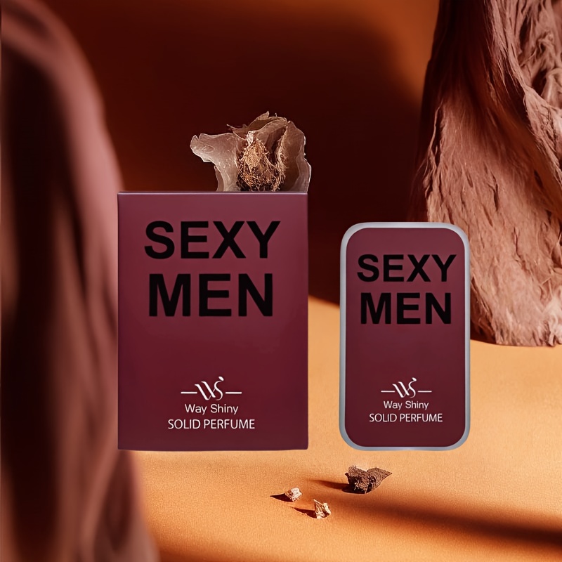 QXG21 Men'S Solid Perfume Features a Refreshing Oriental Woody Scent, Long-Lasting Fragrance, Ideal for Gentlemen, Perfect for Dates And Sports.