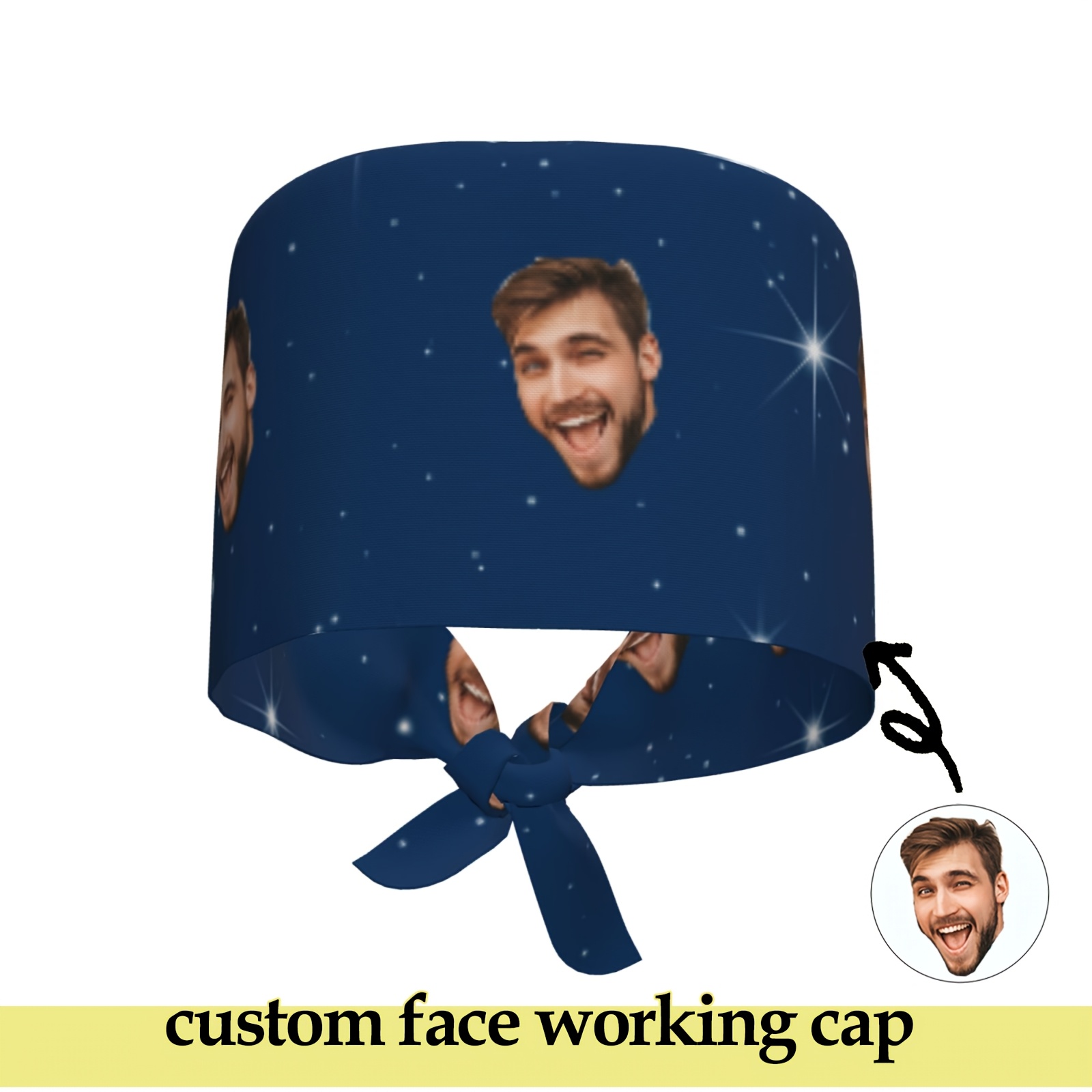 Personalized Face Surgery Cap Custom Scrub Caps UK – Personalized Reusable