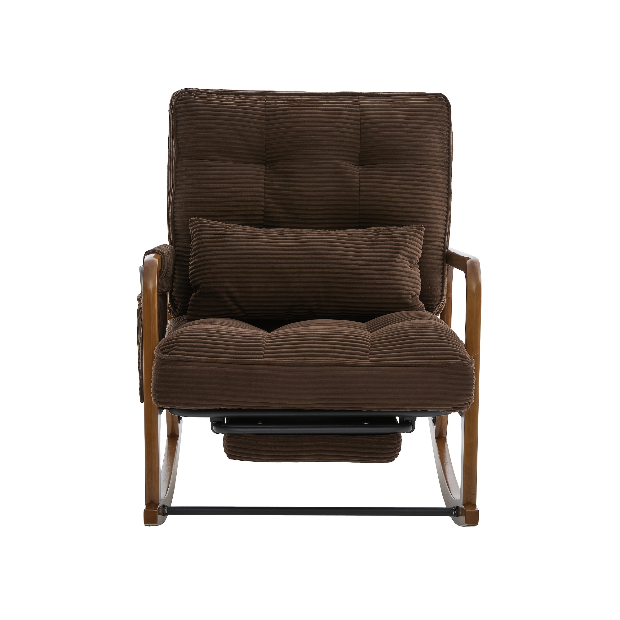 Modern Recliners With Footrests, Rocking Chairs With Side Pockets, And Ergonomic Lounge Chairs With Lumbar Cushions And Adjustable Backrests, Suitable For The Living Room And Bedroom