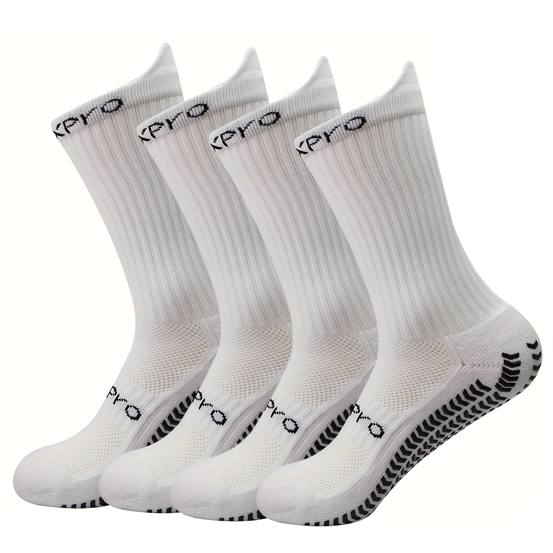 E-shop 2 Paar Fußballsocken, Sportsocken, Anti-Rutsch-Punkte, Klebstoff, verschleißfeste Sport-Lauf- und Fitnesssocken, schweißabsorbierend,