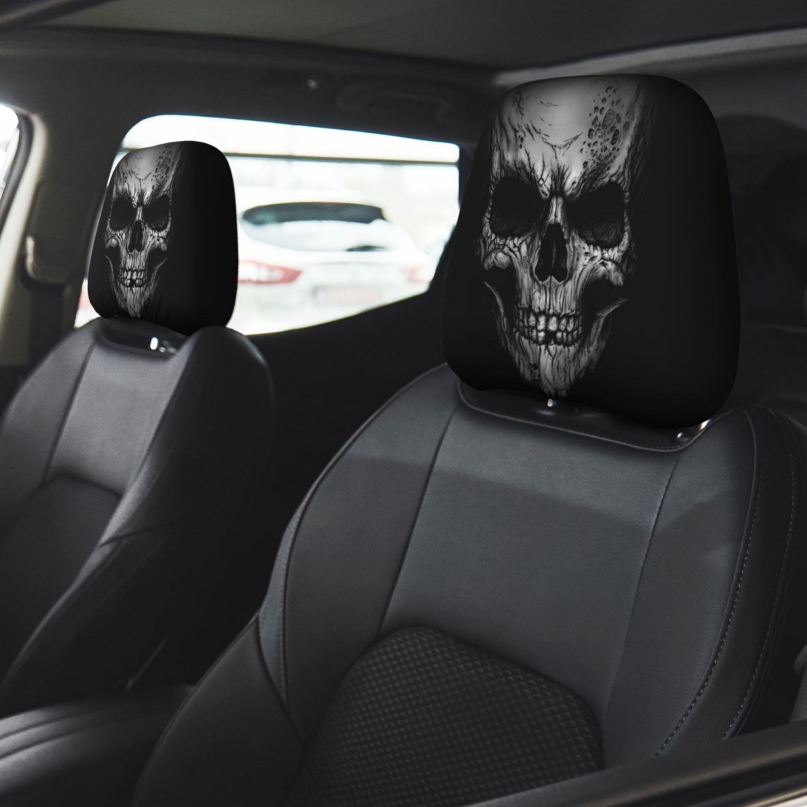 

1pc Print Cover, Black, Universal Fit, No Filler, Stylish Vehicle Interior Accessory