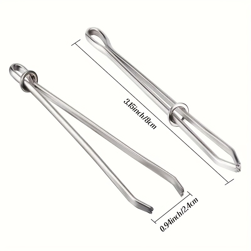TEMU 2 Piezas de Herramienta de Costura con Clip Elástico para DIY, Guía de Cinturón y Enhebrador para Pantalones y Cinturones
