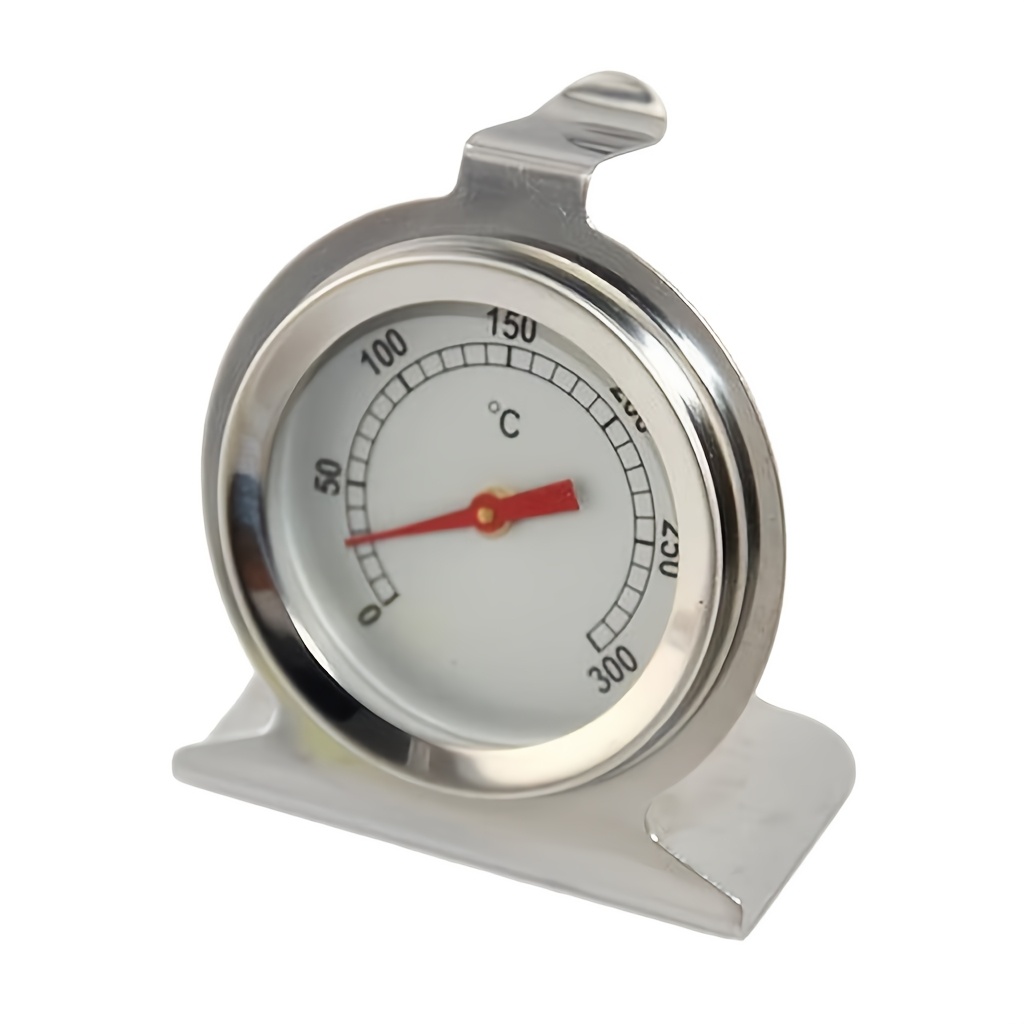 TEMU Termómetro de 300°C Mini Dial Soporte Medidor de Herramientas Termómetro