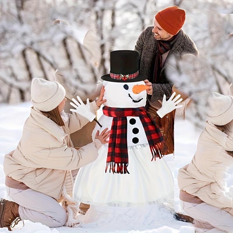 ladies christmas costume snowman outfit featuring a white - Temu United  Arab Emirates