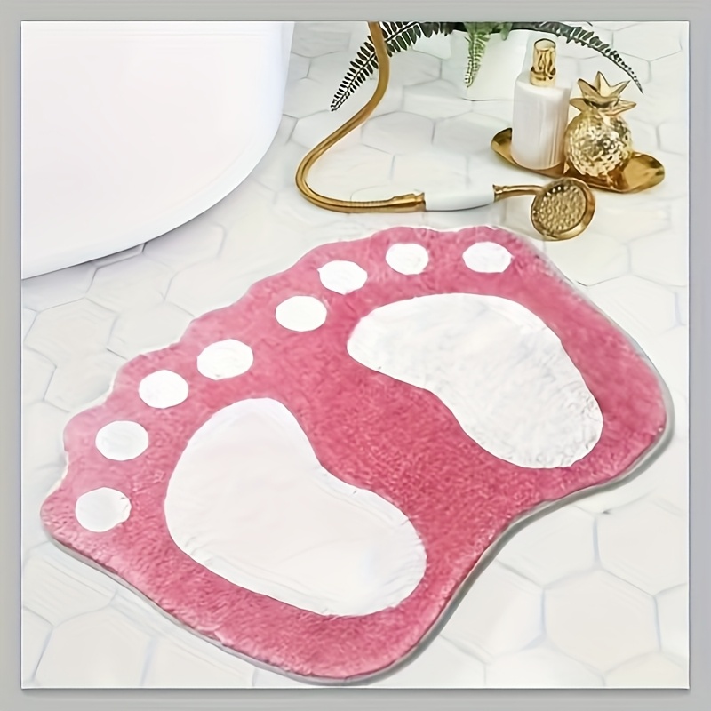 Shower Mat - Absorbent, Non-slip, Machine Washable Soft Microfiber Rug For Shower And Reading Room