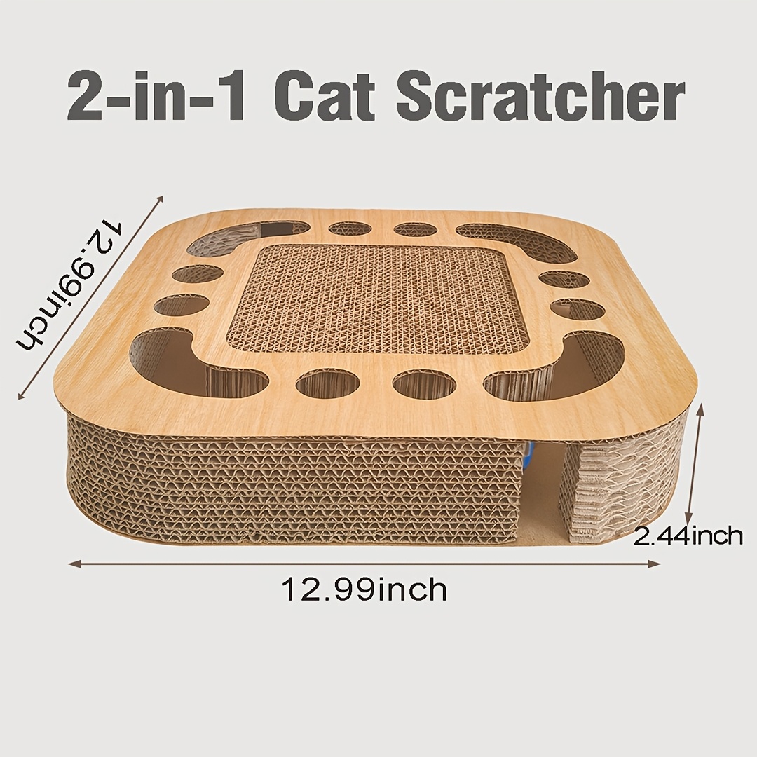 TEMU Cat Toys Cat Scratcher Track Toy
