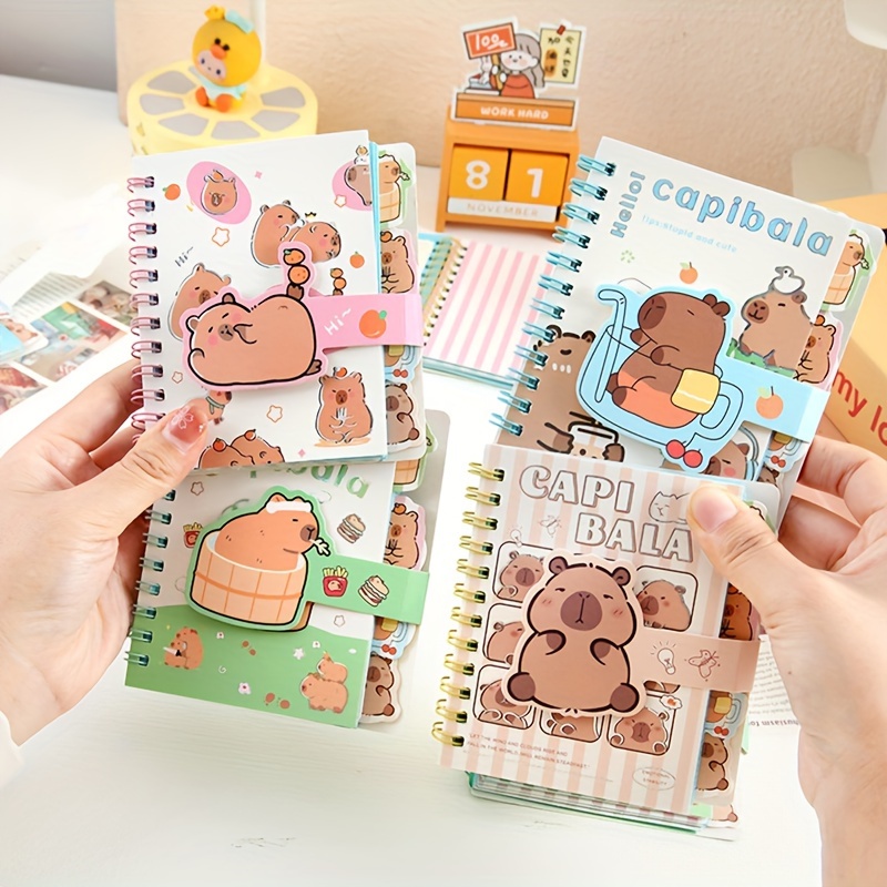 

Notebooks Perforated , , 65- Dividers And - Assorted Capibara