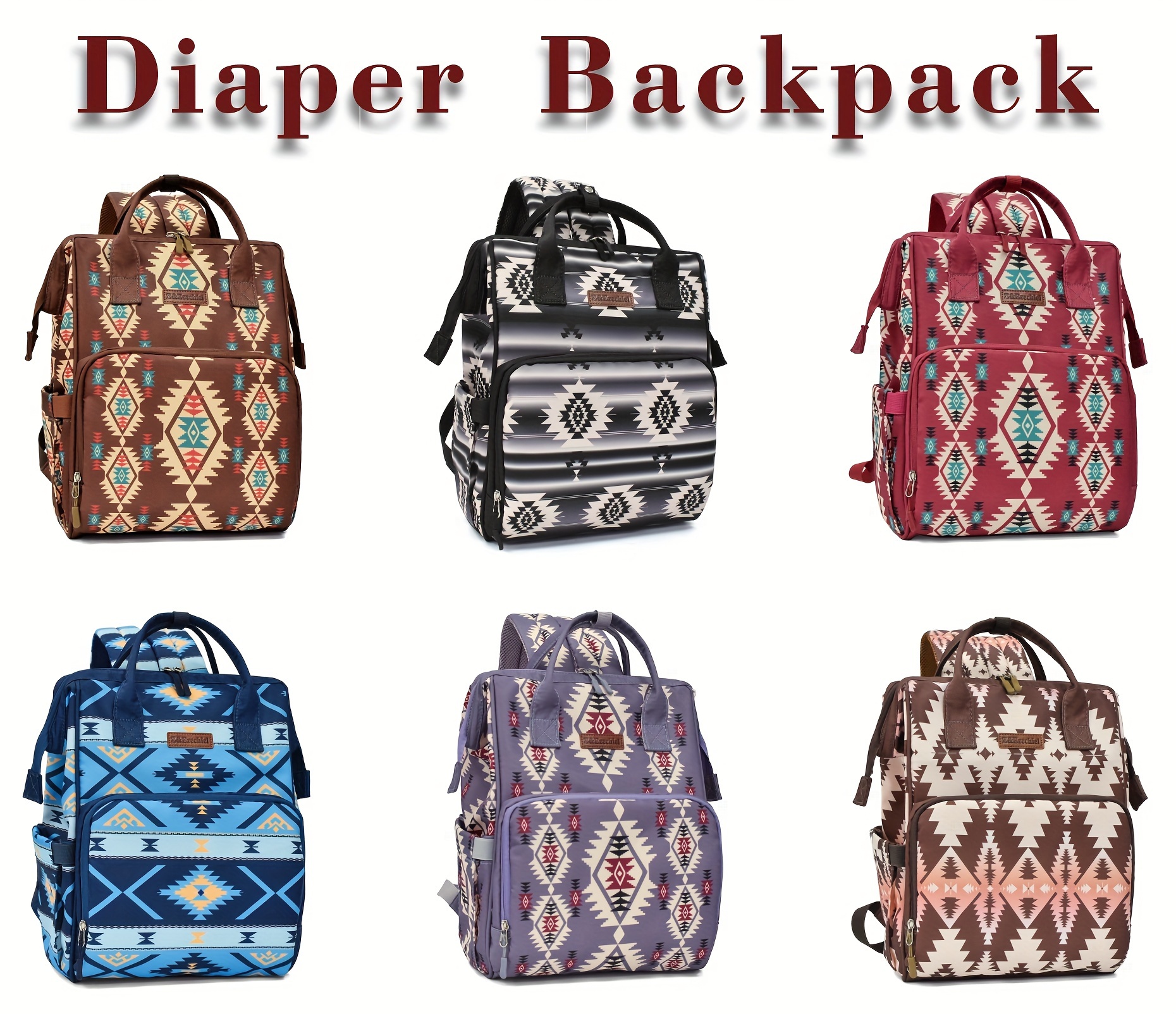 Aztec diaper bag backpack sale